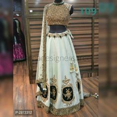 Price-2400 for buy whatsapp on 9175293753 Blouse Lehenga, White Lehenga, Raw Silk Lehenga, Georgette Lehenga, Lehenga Choli Wedding, Work Lehenga, Georgette Dupatta