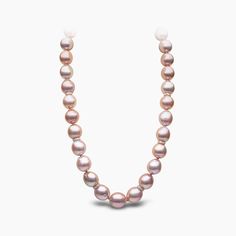 This necklace features a single strand of lustrous Baroque Pink Freshwater pearls, each measuring 15-16mm. The unique baroque shape of the pearls enhances their natural, soft pink hue, creating an elegant and distinctive look. Interspersed between the pearls are delicate diamonds, adding subtle sparkle. 
Pearl Size: 15-16mmMetal: 18k Rose Gold Rare Pearls, Pearl Jewellery, Yoko London, Necklace Craft, Pearl Types, Pearl Diamond, Pink Pearl, Pearl Size, Black Pearl