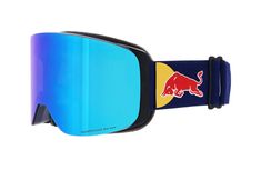 RED BULL BLUE Red Bull Magnetron Slick 002 Unisex Snow Goggle Strong Magnets, Ventilation System, Clear Vision, Ski Boots, Bad Weather, Snow Jacket, Boot Accessories