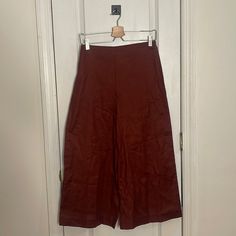 Nwt Flare Crop Taylor Red, Pants Color, Cropped Pants, Ann Taylor, Pant Jumpsuit, Wide Leg, Pants For Women, Size 6, Pants