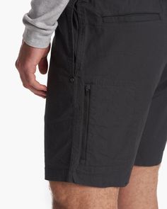 Stay comfortable in our most versatile lifestyle shorts, made with our DuraTerra™ ripstop fabric. The Ripstop Shorts are a modern fit short crafted with a gusset for a wide range of motion, the comfort of cotton ripstop and endless style for daily wear. | Vuori Ripstop Shorts | Charcoal | Medium Vuori makes premium performance apparel inspired by the active Coastal California lifestyle; an integration of fitness, surf, sport, and art. Breaking down the boundaries of traditional activewear, we ar Coastal California, California Lifestyle, Extraordinary Life, Ripstop Fabric, Performance Outfit, Range Of Motion, S Models, Modern Fit, Mens Bottom