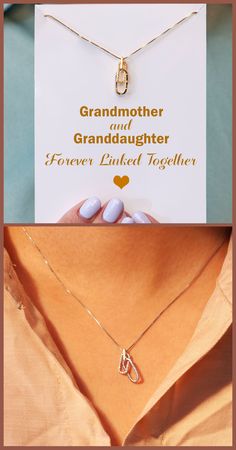 Grandmother And Granddaughter, Granddaughter Jewelry, Grandmother Granddaughter, Grandmother Necklace, Granddaughter Necklace, Grandmother Jewelry, Grandma Necklace, Granddaughter Gift, Homemade Baby