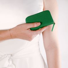 "This sleek, limited edition, minimalist wallet comes in four timeless, neutral shades and one classic, bright green shade. This slim minimalist wallet can hold lots of credit cards (10+ cards), cash and change. Perfect for your small purse, mini bag, for travel or when you're on the go and don't want to carry a large wallet. The outside is made of 100% Saffiano leather (a durable leather less prone to scratching), while the inside is lined with velvet. Our mini wallet would make a wonderful birthday gift, bridesmaids gift for your girls, or a gift for her for any occasion. Purchase the option with the gift box and it's gift-ready! Colors available: 1. White: bright white 2. Beige: neutral beige with peach undertones 3. Bright Green (Kelly Green): vibrant grass green  4. Neutral Light Blue Versatile Green Wallets With Rfid Blocking, Versatile Card Holder With Slots For Gift, Versatile Card Holder With Card Slots As Gift, Versatile Bifold Card Holder Gift, Versatile Bifold Card Holder As Gift, Everyday Green Coin Purse With Card Slots, Compact Green Wallet With Card Slots, Modern Rfid Blocking Coin Purse As Gift, Compact Green Wallets For Gifts