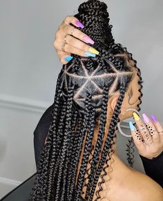 Triangle Braids, Feed In Braids Hairstyles, Goddess Braids Hairstyles, African Hair Braiding Styles, Box Braids Hairstyles For Black Women, Cute Braided Hairstyles, Braided Hairstyles For Teens, Braids Hairstyles Pictures