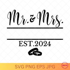 mr and mrs svg files