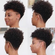 Check out @simonelovee ❤️ Mullet Black Women, Short Afros, Tapered Hairstyles, Short Hair Natural, Natural Curly Hair Products, Dry Curl, Black Hair Afro, Twa Styles