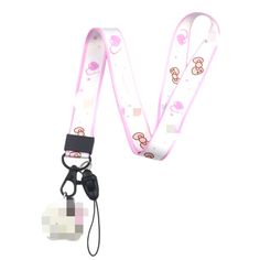 PRICES MAY VARY. Hello Kitty Themed: Hello Kitty Lanyard ID Badge Keychain for Hello Kitty lover, cartoon fans, sister, women, brother, kids, best friends...to show how pride they are, convenient for daily use. Quality and Size:Length:45 x 2cm(17.7 x 0.78 inch)  The lanyard is made of polyester material, which is light, durable, and has a smooth touch. It will feel very comfortable to wear on the neck, and the lanyard is relatively strong, which can ensure the safety of items.such as:phone,car k Pink Lanyard With Key Leash For Gift, Pink Lanyard With Keychain For Gift, Pink Lanyard With Keychain For Personal Use, Pink Lanyard With Keychain, Lover Cartoon, Keys Keychain, Key Keychain, Carabiner Keychain, Hello Kitty Cartoon