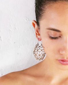 Geometric Hoop Earrings As A Gift, Geometric Hoop Earrings Gift, Bohemian Geometric Earrings With Ear Wire, Unique Teardrop Wrap Earrings, Unique Teardrop Hoop Earrings, Big Statement Earrings, Boho Hoop Earrings, Sacred Geometric, Unusual Rings