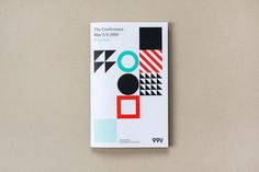 a book with an abstract design on the cover