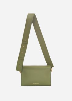 Green Leather Shoulder Bag With Magnetic Closure, Modern Leather Bag Strap For Daily Use, Versatile Soft Leather Flap Bag For Travel, Daily Leather Shoulder Bag With Detachable Strap, Leather Shoulder Bag With Detachable Strap For Daily Use, Leather Box Bag With Magnetic Closure For Daily Use, Green Leather Flap Bag For Everyday Use, Leather Flap Box Bag For Everyday, Everyday Green Leather Flap Bag