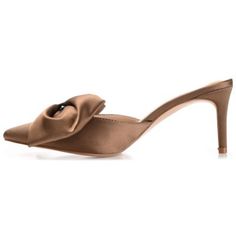 So simple yet so eye-catching, these Tiarra stiletto heels from Journee Collection will have you feeling like a princess with their chic satin material, mule style, and bow detail. The Tiarra heels are such an easy grab-and-go shoe for your convenience; having them be a slip-on heel and their pointed-toe ends, they're going to make your outfit look snatched. As a bonus, they have a padded insole that will have your feet feeling like you're walking on cloud 9. At Journee Collection, our pump styl Let You Go, Outfit Look, Shoes Heels Pumps, Cloud 9, Journee Collection, Satin Material, A Princess, Bow Detail, Pumps Heels