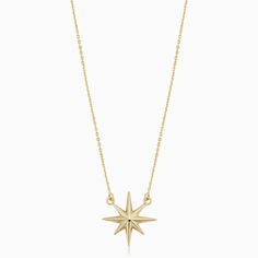 #color_Yellow Gold Everyday Gold Jewelry, Everyday Jewelry Gold, Vicenza Italy, North Star Necklace, Woven Ring, The North Star, Gold Hamsa, Celtic Knot Ring, Christmas Necklace