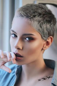 How To Curl Short Hair, Birthday Hair, Short Grey Hair, Haircuts Short