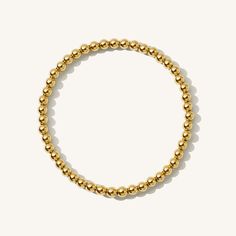 Our Stretch Bead Bracelet is the perfect balance between simple and bold. This bracelet is so versatile, so you can wear it casually lounging at home or dress it up and wear it to a fancy dinner party! Since it's a stretch bracelet, it's so comfortable that you'll never want to take it off (and you won't have to!). DETAILS 14k gold filled -or- sterling silver beads Bracelet length: 6.5". Please measure your wrist to see if this will fit, as we only have one size. It can stretch up to 6.75" comfo Cheap Adjustable Classic Stretch Bracelet, Cheap Everyday Bracelets With Silver Beads, Cheap Everyday Bracelets With Spacer Beads, Cheap Everyday Bracelets With 8mm Beads, Cheap Hypoallergenic Dainty Stretch Bracelet, Flower Ear Cuffs, Fancy Dinner Party, Minimal Bracelet, Dainty Initial Necklace