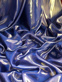 the blue fabric is very soft and shiny