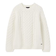 Joules Ladies Mavis Heritage Cable Jumper Cream White Size S New With Tag Details: - Chunky Cable Jumper - Crew Neck Design - Boxy Fit - Joules Tab Approximate Measurements Laid Flat - Shoulder To Hem 26 - Armpit To Armpit 22” - Sleeve Length 24” 70% Acrylic 30% Wool Hand Wash Only / Do Not Tumble Dry / Iron On A Low Heat Up Tags Joules Crewneck Pullover Sweater Jumper Wool Size Small New White Cream White Chunky Sweater, Chunky Sweater, Wool Blend Sweater, Jumper Sweater, Neck Designs, Cable Knit, Pullover Sweaters, Wool Blend, Scoop Neck