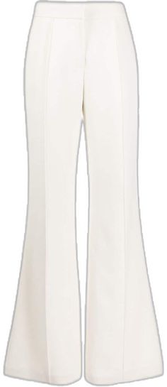 Trousers White, Flared Trousers, Flare Trousers, Elie Saab, Trousers, White