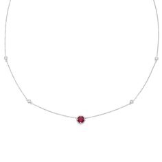 Accessorize in style with this Boston Bay Diamonds lab-grown ruby and white sapphire necklace. Click on this JEWELRY & WATCHES GUIDE to learn about fit, styles, materials and more! Accessorize in style with this Boston Bay Diamonds lab-grown ruby and white sapphire necklace. Click on this JEWELRY & WATCHES GUIDE to learn about fit, styles, materials and more! FEATURES Chain length: 18 in. + 2-in. extender Chain type: cable Metal: sterling silver Plating: rhodium Finish: polished Packaging: boxed Fine Jewelry Ruby Necklace In Diamond White, White Gold Ruby Necklaces With Brilliant Cut, White Gold Ruby Necklace With Brilliant Cut, White Gold Necklace With Lab-created Ruby Gemstone, Classic Round Necklace With Lab-created Ruby, Classic Formal Necklace With Lab-created Ruby, Classic Necklace With Lab-created Ruby Gemstone, Classic Necklace With Lab-created Ruby, Classic Round Lab-created Ruby Necklaces