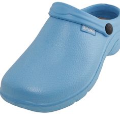 Medical Nurse Womens Comfortable Lightweight Slip Resistant Clogs Shoes Comfortable Blue Slip-resistant Clogs, Blue Slip-resistant Closed Toe Clogs, Slip-resistant Blue Clogs With Round Toe, Light Blue Non-slip Slip-on Clogs, Blue Slip-resistant Clogs With Round Toe, Free People Clogs, Gold Kitten Heels, Brown Suede Heels, Medical Nurse