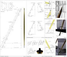 several drawings and diagrams of different types of architecture