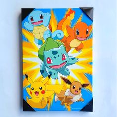 an image of a pokemon book with many different types of pikachu and other cartoon characters