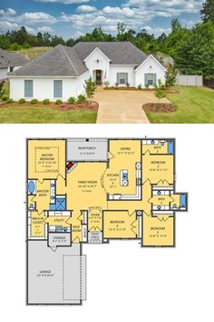 the floor plan for this house is very large and has lots of space to put in it