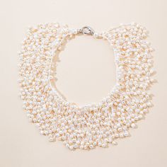 Multi Pearl Statement Necklace with 18k gold clasp Cascade Design, Pearl Statement Necklace, Statement Collar Necklace, Baroque Pearl Necklace, One Thousand, Freshwater Pearl Necklace, Silk Cord, Pearl Strands, Freshwater Pearl Necklaces