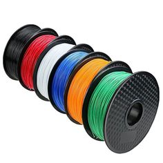 various colors of pla filamant spoole