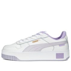 (WMNS) PUMA Carina Street Shoes 'Purple' 389390-07 Sk8 Hi Vans, Puma Carina, Crocs Fashion, Purple Sneakers, Limited Edition Sneakers, Cute Nike Shoes, Street Shoes, Cute Nikes, Vans Shop