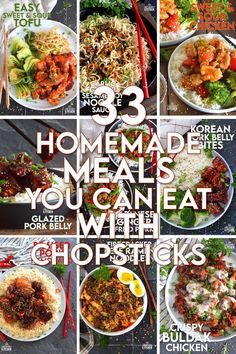 National Chopstick Day is coming up, so here is a list of 33 Homemade Meals You Can Eat With Chopsticks! These recipes are absolutely delicious and if you're much like me, they will put your chopstick skills to the test! ​ ​I need lots of practice still, so these recipes should certainly help! ​ ​#chopsticks #national #chopstickday #asianrecipes #list #collection