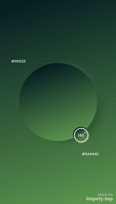 an image of a green background with some circles on the bottom and one circle in the middle