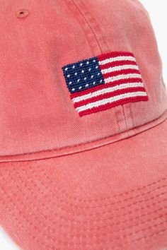 High quality, hand-stitched needlepoint products that are just as unique as they are classic. With a pattern for everyone, Smathers and Branson products make the perfect gifts.Who doesn't love some classic stars and stripes? Grab the Nantucket Red Flag Needlepoint Hat as you head out the door to bring some timeless Americana touches to your look. With a cotton twill composition and an adjustable back for a perfect fit, you'll want to wear it golfing, on the boat, on park picnics, or just to chil Nantucket Red, Cocktail Attire, Red Flag, Stars And Stripes, The Boat, Baseball Hat, Nantucket, A Pattern, Pullover Sweatshirts