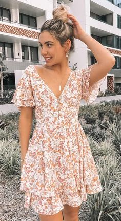 Cute Summer Outfits, Girly Outfits, Teen Fashion Outfits, Outfits Casuales, A Dress, Cute Casual Outfits, Outfits For Teens