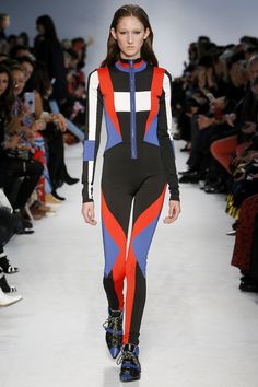 Louis Vuitton, Saint Laurent and Emilio Pucci showcased luxurious onesies on their autumn/winter 2016 catwalks, but how do they fare in real life? Runway 2023, Italian Lingerie, Cycling Tops, Runway Trends, Winter Trends, Fall Winter 2016, Harpers Bazaar, Cycling Outfit, Emilio Pucci