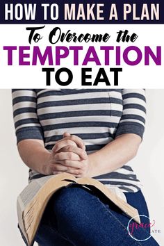 You want to overcome the temptation to eat, but you don't even know how to make a plan! No need to panic or worry, there's always a way or two to start. In this post, I'll show you how to lay out the foundations of a good and effective plan against the temptations of overeating. Click to continue. Eating Too Much, Stop Overeating, Simple Plan, Food Freedom, Food Plan, Lose Belly Fat Workout, Healthy Mindset