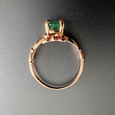 Never Worn/Used Claddagh/ Promise Ring 14ct Rose Gold With .5ct Emerald (Mined, Not Lab) Diamond Cut Center. Size 6 Please Leave A Comment If You Have Any Questions. Rose Gold Emerald Ring For May Birthstone, Luxury Rose Gold 14k Gold Emerald Ring, Luxury Rose Gold Emerald Ring With Diamonds, Rose Gold Emerald Cut Ring For May Birthstone, Rose Gold Emerald Ring For Anniversary, Luxury Rose Gold Emerald Diamond Ring, Classic Rose Gold Emerald Jewelry, Emerald Diamond Ring In Rose Gold, Rose Gold Emerald Ring With May Birthstone