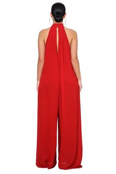 Sexy summer jumpsuit, sleeveless round neckline with back button , chiffon style side pocket, wide leg style pants Model size small 5'7" 33-27-36 Top Bust 35 inches, Pant length 61 inches, Waist 35 inches, Hips 43 inches Made In: CHINAFabric Contents: POLYESTER Elegant Moments, Green Joggers, Womens Fashion Jeans, Designer Jumpsuits, Jumpsuit Summer, Chiffon Fashion, Leather Denim, White Jumpsuit, Costume Collection