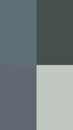 two different shades of gray and white with the same color in each section, one is green