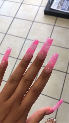 Tapered Square Nails, Simple Acrylic Nails, Short Square Acrylic Nails, Acrylic Nails Coffin Pink, Acrylic Nails Coffin Short