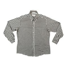 McGregor Contemporary Mens XL Button Up Long Sleeve Shirt Checkered Black White  Pre-owned/used condition. Some signs of use but no major cosmetic defects. Pockets all good. Buttons Good. Detailed Flat Lay measurements included in pictures. Use All of the photos to learn more about this item's specifics and condition. Save on shipping by placing all items you wish to purchase from us in your cart and then paying for entire order at once.  Fast Shipping and FREE no hassle Returns.  Please examine Casual Long Sleeve Flannel Shirt For Business, Classic Black Flannel Shirt, Classic Black Flannel Shirt With Buttons, Vintage Long Sleeve Business Shirt, Button Up Long Sleeve, Flat Lay, Long Sleeve Shirt, To Learn, Sleeve Shirt