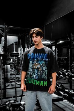 Elevate your style with our Ronnie Coleman Oversized Tee from the trendy collection by OnTheRepeat! Designed for comfort and showcasing an iconic graphic, this limited edition shirt is a must-have for bodybuilding and Ronnie Coleman fans. AVAILABLE SIZES: XS, S, M, L, XL, and 3XL - Made from 100% Cotton (220gsm) - DTG Printed Design - For longevity and quality - Heavy Washed for a vintage look and feel - Dropped Shoulders - Oversized fit - Size down for true fit - Model is 5'10/178cm and wears a size 2XL Ronnie Coleman, Limited Edition Shirt, Trendy Collection, T Shirt Oversized, Oversized T Shirt, Oversized Tee, Printed Design, Oversized Tshirt, Vintage Looks