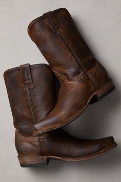 Men's Walt Leather Cowboy Boots | Overland Western Suede Moto Boots For Ranch, Western Leather Chelsea Boots With Goodyear Welt, Leather Moto Boots With Goodyear Welt For Rodeo, Goodyear Welted Leather Western Chelsea Boots, Goodyear Welted Leather Moto Boots For Rodeo, Western Moto Boots With Leather Lining And Moc Toe, Rugged Ankle Moto Boots For Rodeo, Western Style Oiled Leather Moto Boots, Rustic Moto Boots With Moc Toe For Ranch