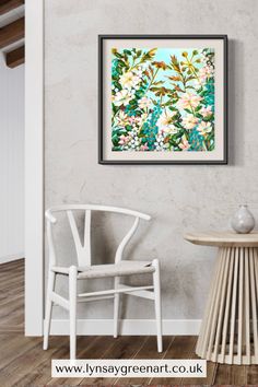 #DecoratingTips #FeatureWallArt #ExuberantArt #InteriorDesignIdeas #BoldStatements Feature Walls, Mark Making, Decorating Tips, Feature Wall, Colorful Flowers