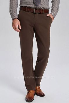 Shop Lane Brown Cotton Straight Mens Business Pants at BradyMensuit, from classic Brown Solid slacks, chino pants for casual styles or mens dress pants for a formal look. No matter what your size is, you will always find your own pants here. Brown Tapered Leg Chinos For Business Casual, Casual Brown Dress Pants For Business, Brown Casual Dress Pants For Business, Business Casual Brown Work Pants With Welt Pockets, Brown Work Pants With Welt Pockets For Business Casual, Business Casual Brown Cotton Dress Pants, Brown Cotton Dress Pants For Business Casual, Brown Straight Chinos For Business Casual, Business Casual Brown Straight Leg Chinos