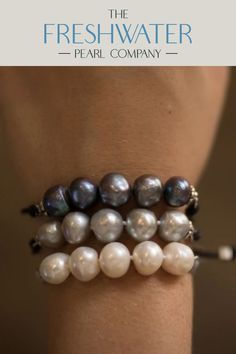 One of our best-loved looks! Five freshwater pearls are matched for a stylish, adjustable piece that can be customized for the perfect fit. Aegean is your go-to in several combos so you can mix, match, stack and share to your heart’s delight. Each piece of jewelry created by The Freshwater Pearl Company features genuine freshwater cultured pearls. Our collections are proudly designed in Palm Springs and distributed in the U.S. from our San Diego studio for a touch of California coastal style. Adjustable Pearl White Bracelet With Pearl Drop, Classic Adjustable Pearl Beaded Bracelets, Elegant Beaded Bracelets With Sliding Knot, Elegant Pearl Bracelet For Beach, Elegant Pearl Bracelet For The Beach, Classic Adjustable Pearl Bracelet, Adjustable Classic Pearl Bracelet For Everyday, Classic Adjustable Beaded Pearl Bracelet, Adjustable Hand-strung Pearl White Pearl Bracelet