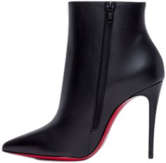 So Kate, Black Leather Ankle Boots, Leather Booties, Leather Ankle Boots, Ankle Booties, Red Leather, Stiletto Heels, Christian Louboutin, Ankle Boots