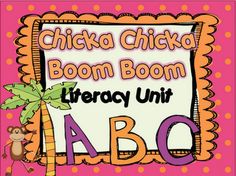 chicka chicka boom library unit abco