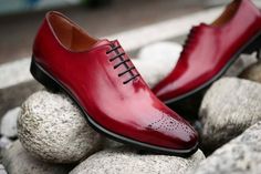 Burgundy Dress Shoes, Brogues Style, Dress Shoes For Men, Brogues Men, Handmade Leather Shoes, Leather Brogues, Business Shoes, Brogue Shoes, Leather Dress Shoes