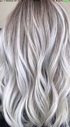 Silver Hair Highlights, Grey Blonde Hair, Ash Blonde Hair Colour, Silver Blonde Hair, Ash Hair Color