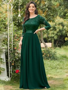 Elegant Evening Dresses Long, Lace Bridesmaid Dress, Formal Bridesmaids Dresses, Evening Dresses Online, Plus Size Bridesmaid, Lace Bridesmaids, Ever Pretty, Evening Dresses Plus Size, Bridesmaid Dresses Prom